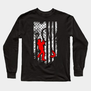 Flag Fishing Long Sleeve T-Shirt